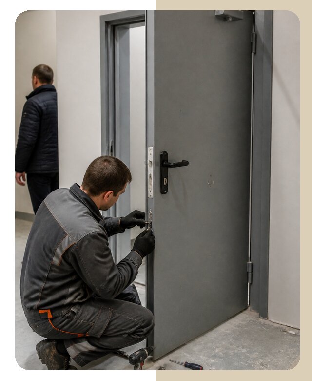 Ремонт противопожарной двери в Минусинске по цене 6605 р. | ДвериЛегко-Мнс