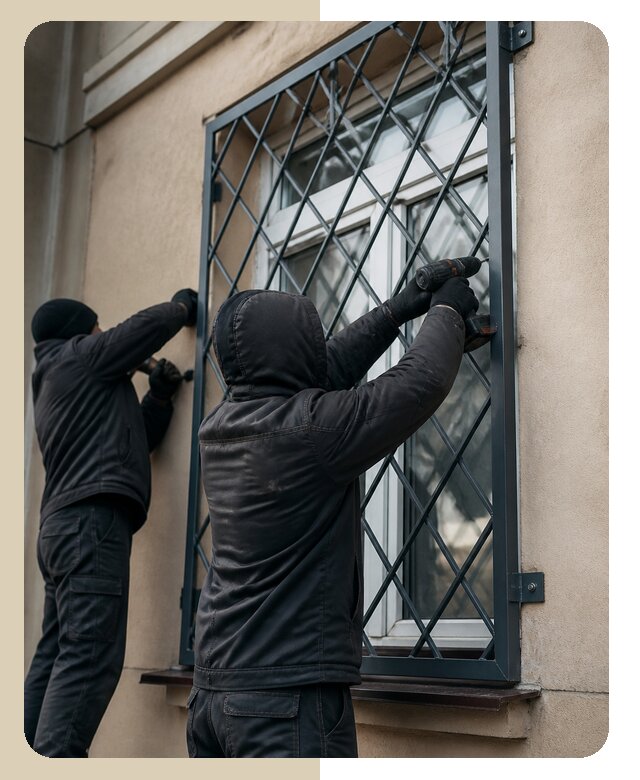 Установка антивандальных решеток на окна в Минусинске
